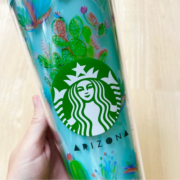 Starbucks NWT Arizona Cactus Tumbler Cold Cup - Picture 3 of 7
